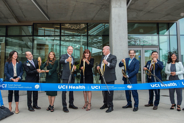 Susan Samueli Integrative Health Institute ribbon cutting