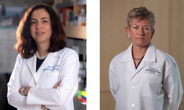 Dr. Daniela Bota (left) and Aileen Anderson